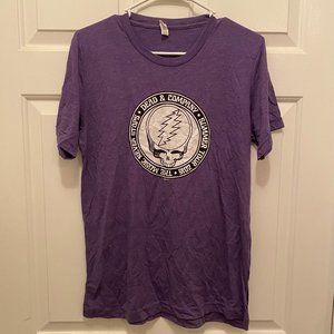 New Dead & Company Women's Bristow Virginia 2016 Purple Concert T-Shirt Medium